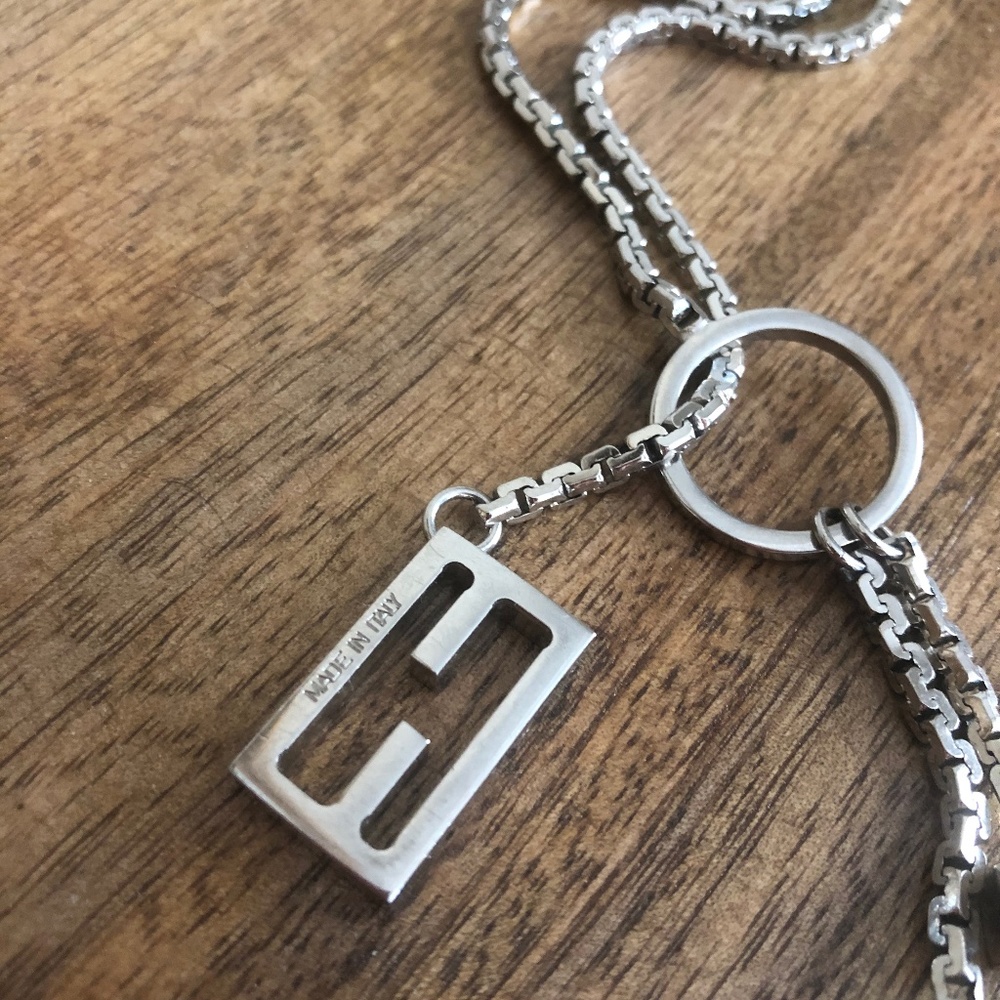 FENDI lariat necklace, EUC